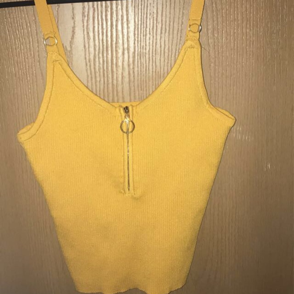 Golden Crop Top